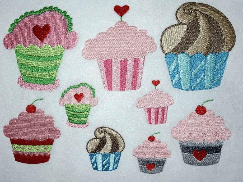 Muffin Kuchen Stickdatei - Sewando