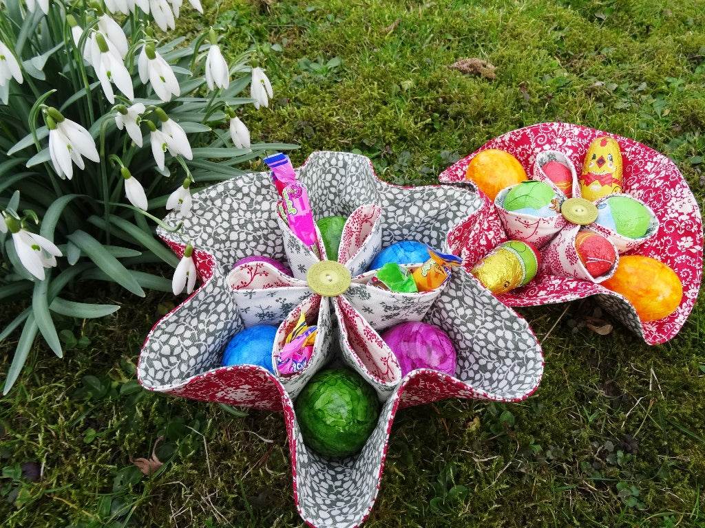 Schnittmuster Eierkörbchen - Osterkörbchen in 2 Größen inkl. Nähanleitung - Sewando