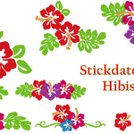 Hibiskus Stickdatei - Sewando