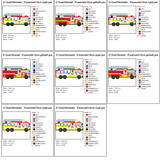 Stickdatei - Feuerwehr Feuerwehrauto, Drehleiter - Sewando