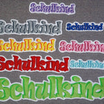 Stickdatei - Schulkind in 3D Optik und Zahlen - Sewando