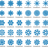 Mega Set Schneeflocken Stickdatei - Sewando