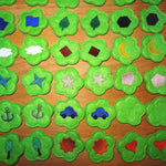 Stickdatei fuer ein Mega-Memory-Spiel mit Beutelchen ITH - Sewando