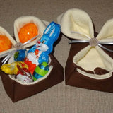 Eierkoerbchen Osterkoerbchen Hase nähen - Sewando