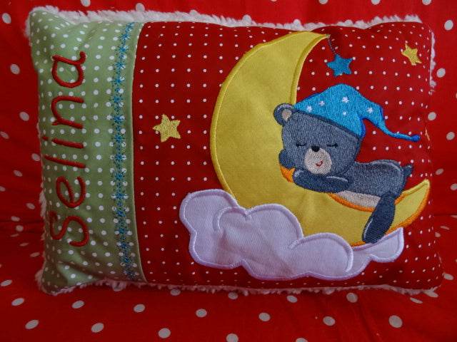 Stickdatei - Baby BĂ€r Taschenmotiv + Kissen ITH - Sewando
