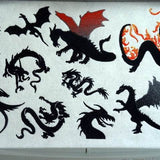 Stickdatei - Drachen Silhouette - Sewando