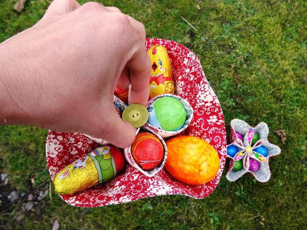 Schnittmuster Eierkörbchen - Osterkörbchen in 2 Größen inkl. Nähanleitung - Sewando