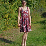 Kleid Laura Trägerkleid mit Tellerrock nähen Gr. 32-48 - Sewando