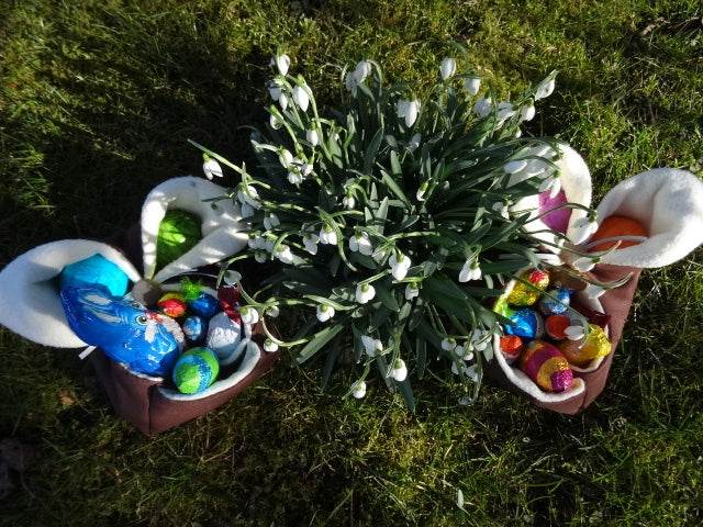 Eierkoerbchen Osterkoerbchen Hase nähen - Sewando