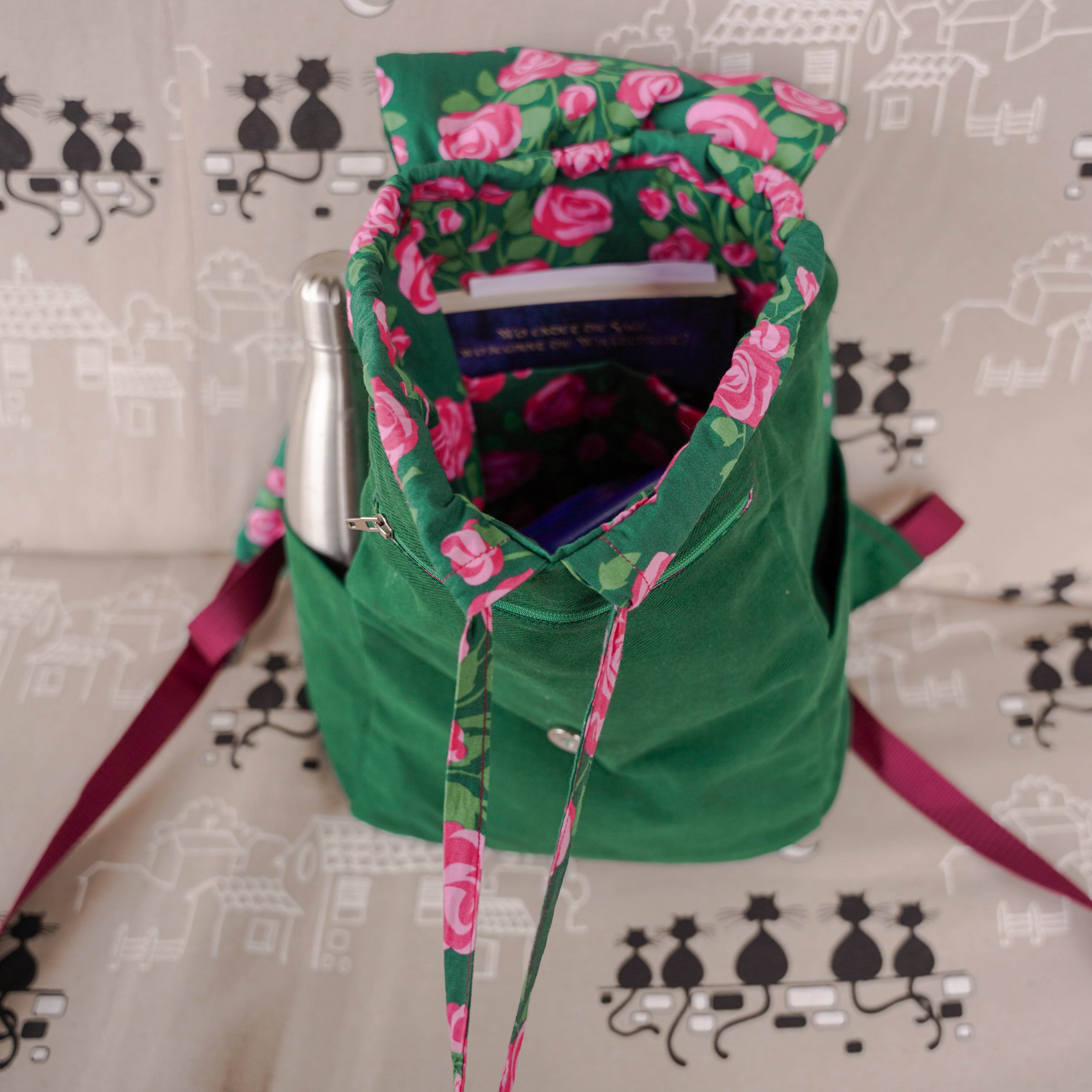 E-Book - Blatt - Rucksack in 4 Größen Schnittmuster - Sewando