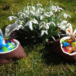 Eierkoerbchen Osterkoerbchen Hase nähen - Sewando