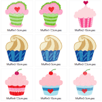 Muffin Kuchen Stickdatei - Sewando