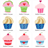 Muffin Kuchen Stickdatei - Sewando