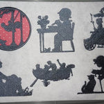 Nostalgie Kinder Silhouette Stickdatei Vol.2 - Sewando