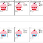 Muffin Kuchen Stickdatei - Sewando