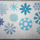 Mega Set Schneeflocken Stickdatei - Sewando