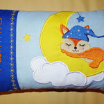 Stickdatei - Fuchs auf dem Mond Kissen und Laetzchen SET ITH - Sewando