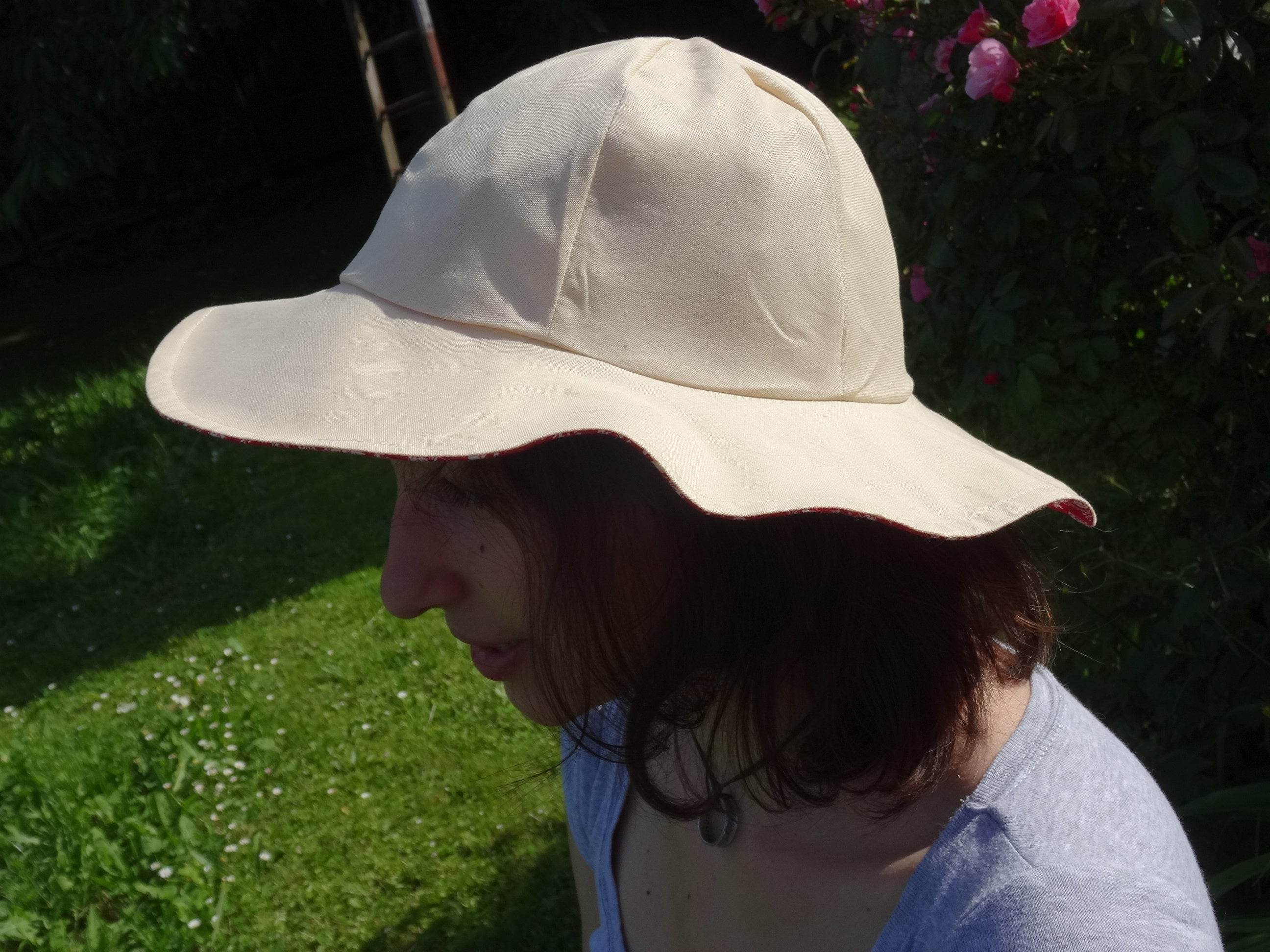 Schnittmmuster Wendehut Mathilda Gr . 42 - 60 Sommerhut Sonnenschutz - Sewando