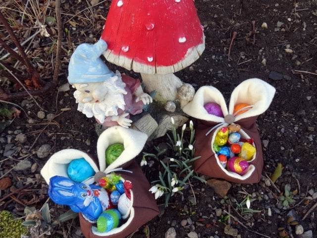 Eierkoerbchen Osterkoerbchen Hase nähen - Sewando