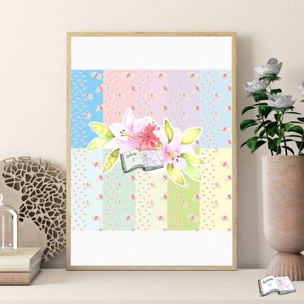 Digiset Lilien Plotten, Sublimation - Sewando