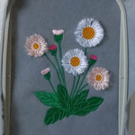 Stickdatei Gänseblümchen Fransen, Daisy, Rahmen 13x18 cm (4.94 x 6.11'') - Sewando