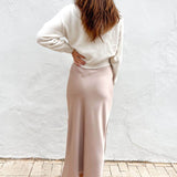 Satinrock Maxirock BLANCA, Gr. 32-50, PDF Schnittmuster - Sewando