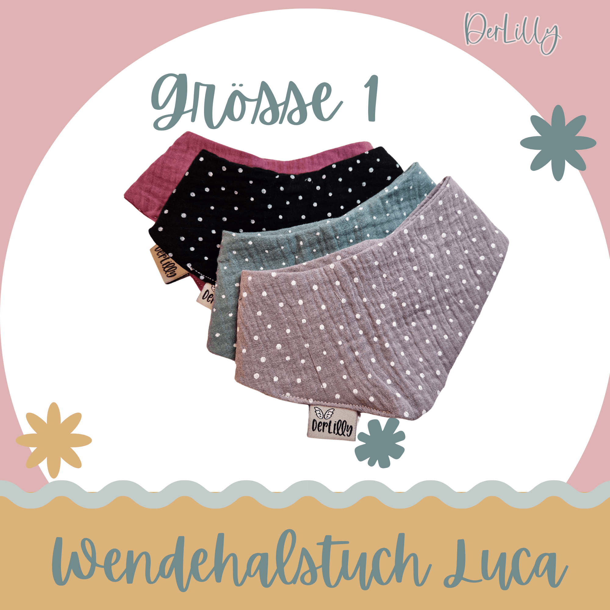 Nähanleitung Wendehalstuch Luca - Sewando