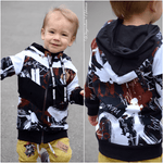 Schnittmuster Sweatjacke Benny Gr. 86 bis 152 - Sewando