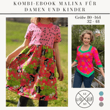 Kombi-Set: Malina – Schnittmuster für Mädchen (80-164) & Damen (32-48) - Sewando