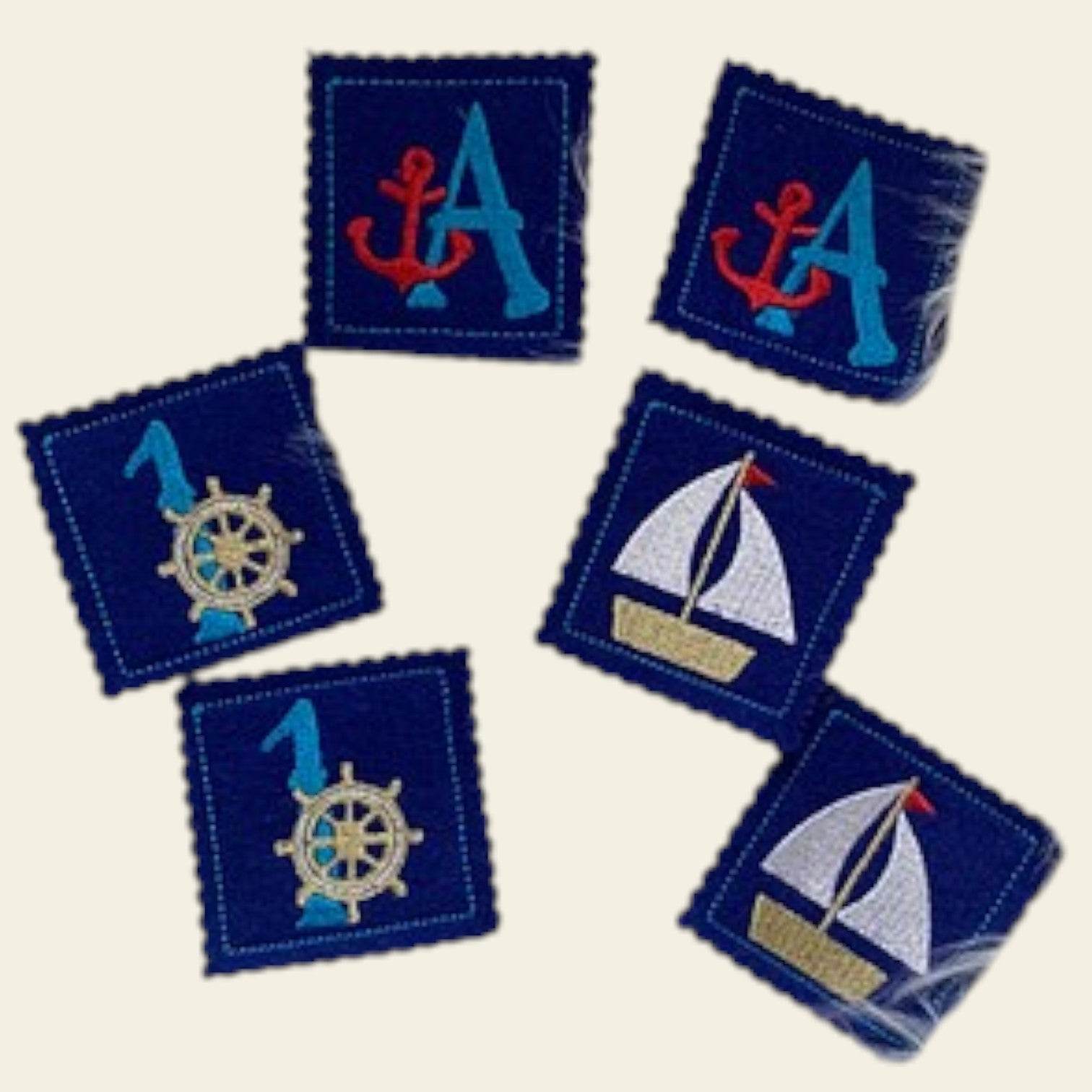 Stickdatei Memory Maritim Set 725 - Sewando