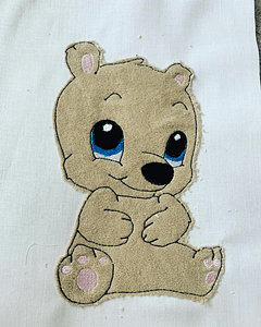 Stickdatei Doodle 2 Teddy Bär Applikation Set 733 - Sewando