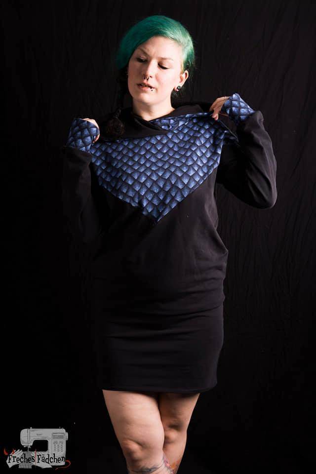 Schnittmuster TurnUp Kleid Gr. 32 - 48 - Sewando