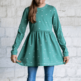 Schnittmuster Kleid Marie-Louise mit Ärmel Gr. 86 - 158 - Sewando
