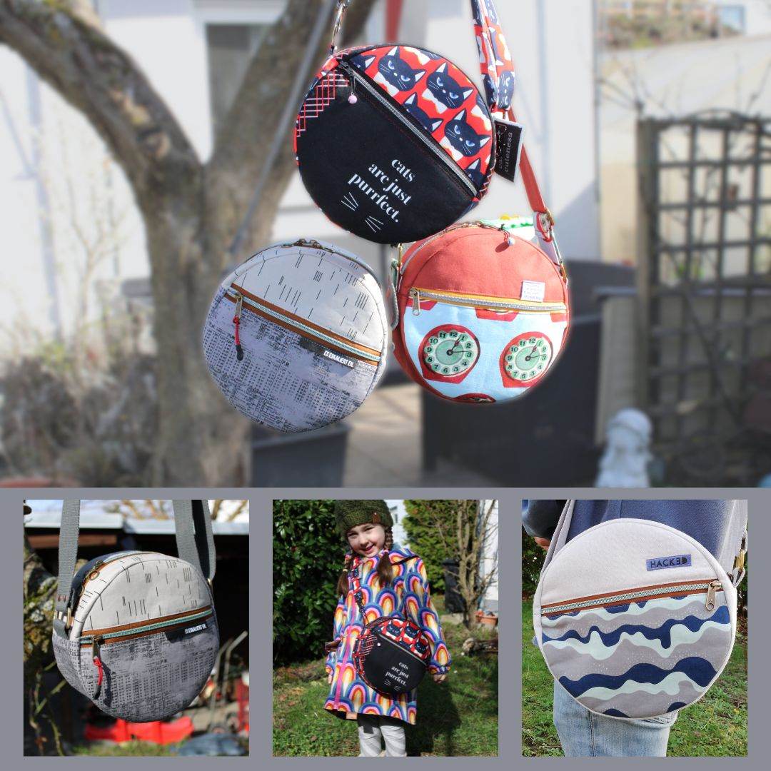 TIVOLI - RUNDE HANDTASCHE - EBOOK - MIT VIDEO - Sewando