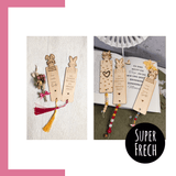 Lesezeichen Laserdatei Hase | Basteln mit Papier + Holz - Sewando