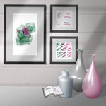 Mini Digiset Aquarell Rose Plotten, Sublimation, Drucken, Digistamp, - Sewando