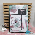 Mini Digiset Aquarell Rose Plotten, Sublimation, Drucken, Digistamp, - Sewando