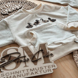 schwarze Schwanenbabys Bügelbilder "Jedida"