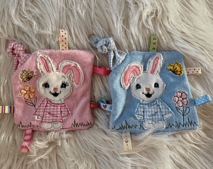 Stickdatei Knistertuch Hase Osterhase Doodle Applikation Set 812 - Sewando
