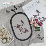 High Heel Stickdatei – elegantes Motiv für Mode- & Geschenkideen - Sewando