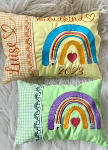 Stickdatei Regenbogen Einschulung Schulkind Set 833 - Sewando