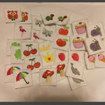 Stickdatei - MEMO-Spiel (Vollstick-Motive) - Sewando