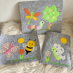 Stickdatei Doodle Applikation Tiere Set 851/2 - Sewando
