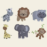 Stickdatei Doodle Zoo Dschungel Set 855 - Sewando