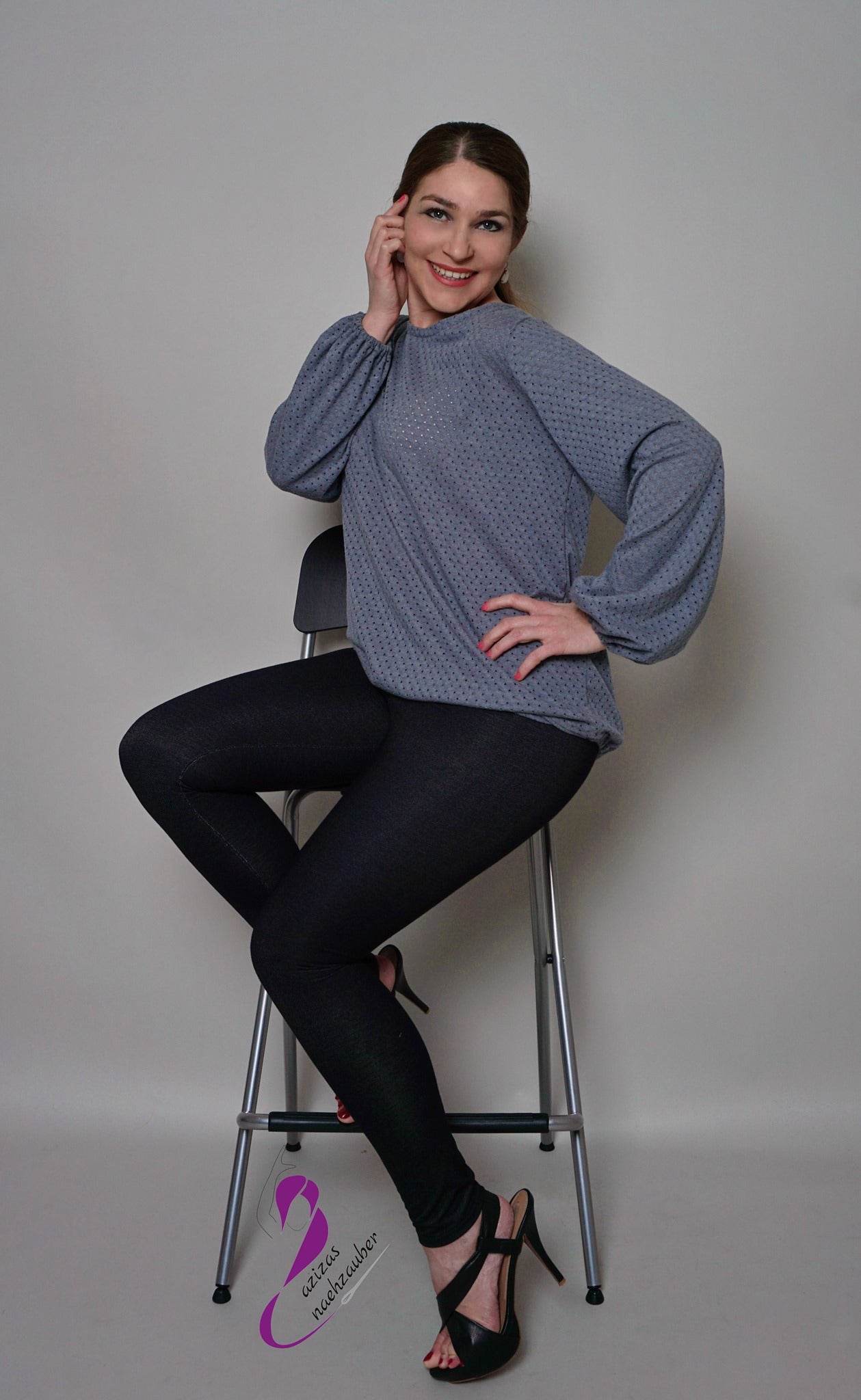 Highwaist Leggins Berlind -Gr 32-64- Ebook und Nähanleitung - Sewando