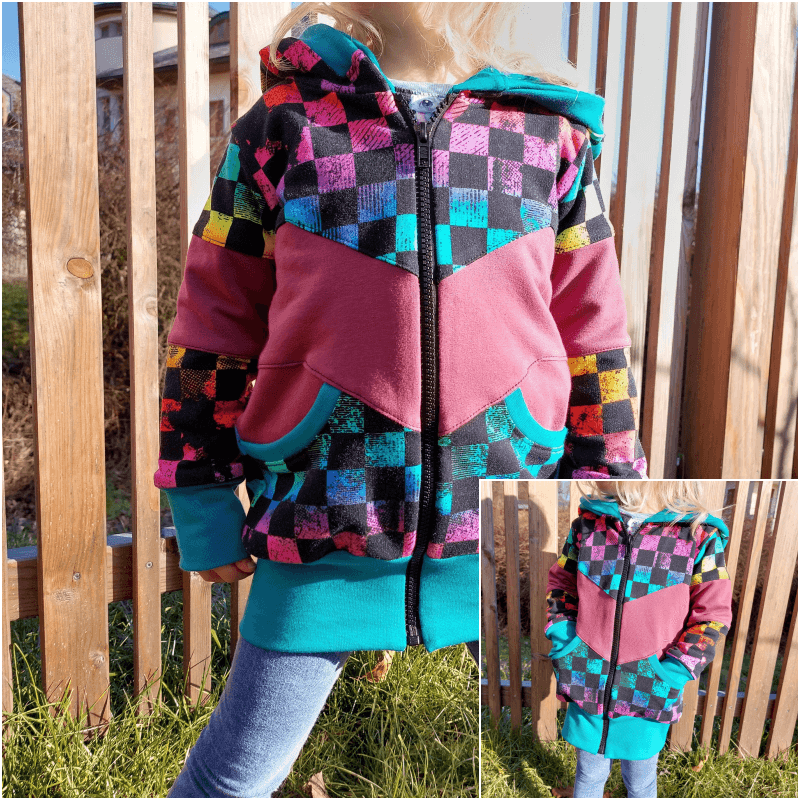 Schnittmuster Sweatjacke Benny Gr. 86 bis 152 - Sewando