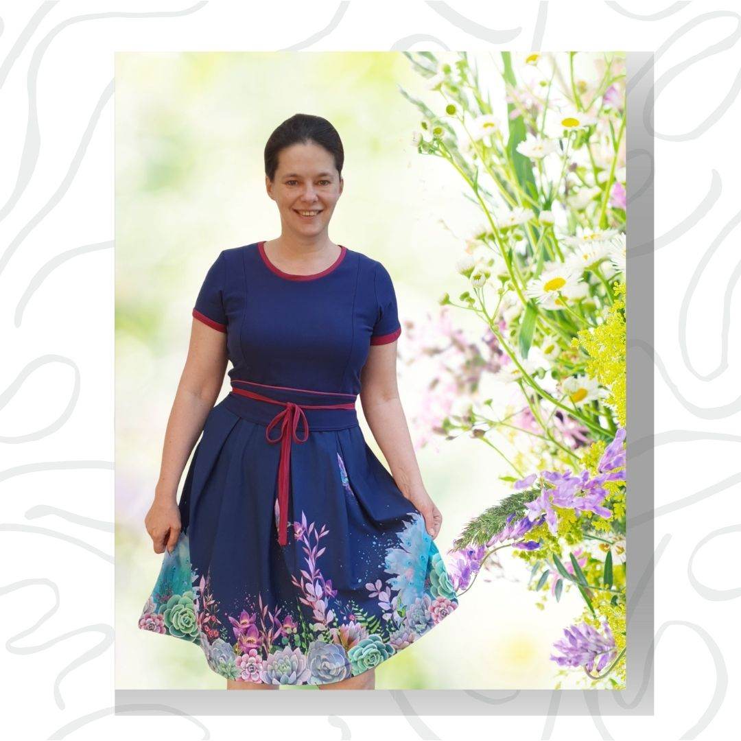 NÉA - DAMENKLEID - 2 STYLES - EBOOK - 32-46 Schnittmuster - Sewando