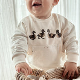 schwarze Schwanenbabys Bügelbilder "Jedida"