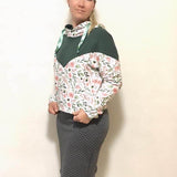 Schnittmuster Cropped Hoodie Damen Gr.32 - 48 - Sewando