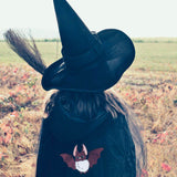 Stickdatei süße Fledermaus mit Kulleraugen – verspieltes Motiv für Herbst & Halloween - Sewando